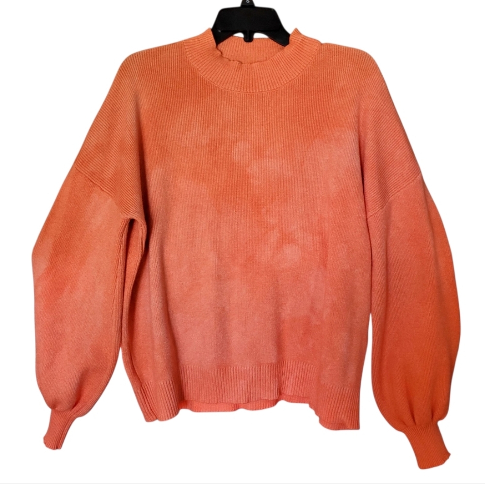 Zesica Distressed Coral Turtleneck Sweater Size XXL